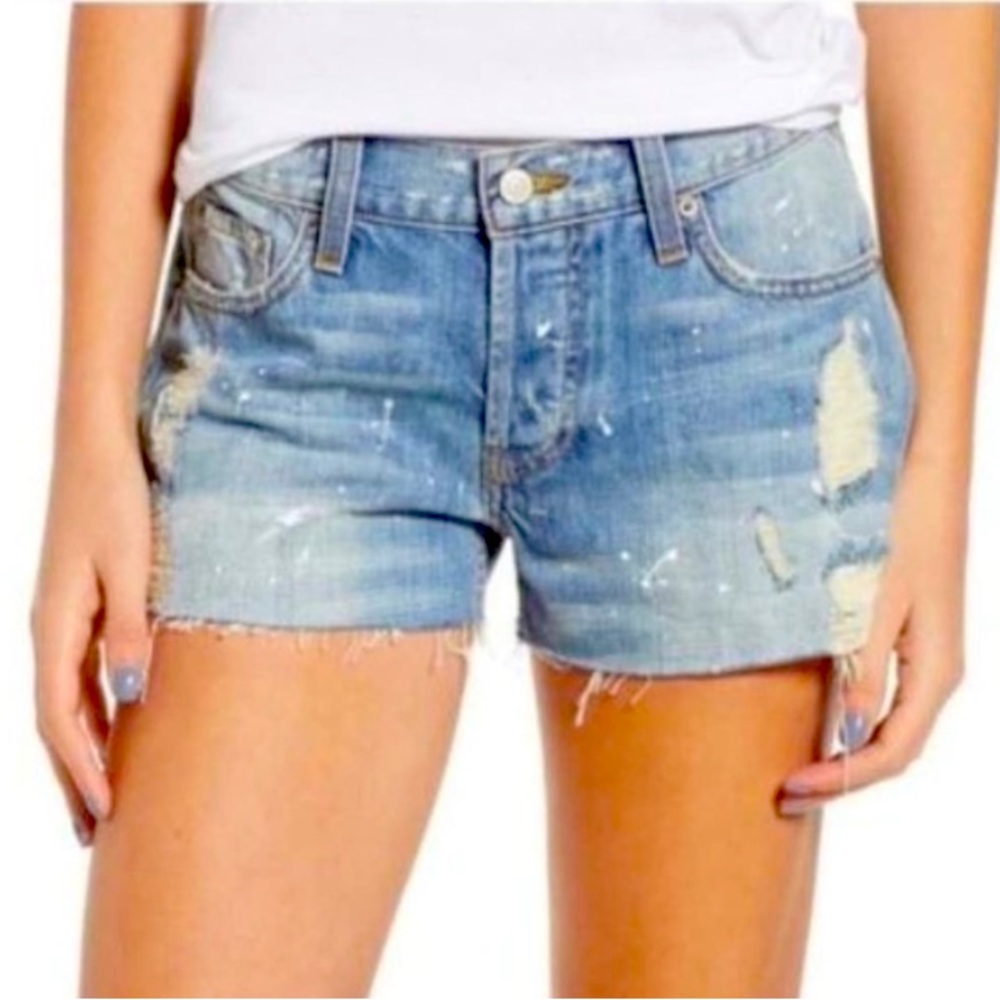 RAILS Denim Cut Off Shorts - Austin Medium Vintage Paint Splatter - size 28